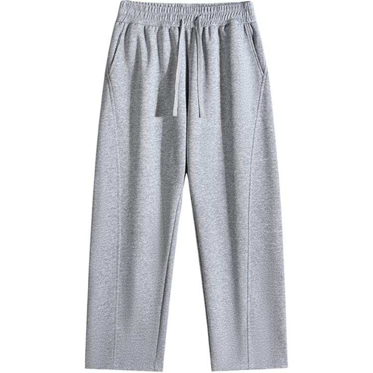 YALU Casual Pants Unisex Thin Straight Fit Pants