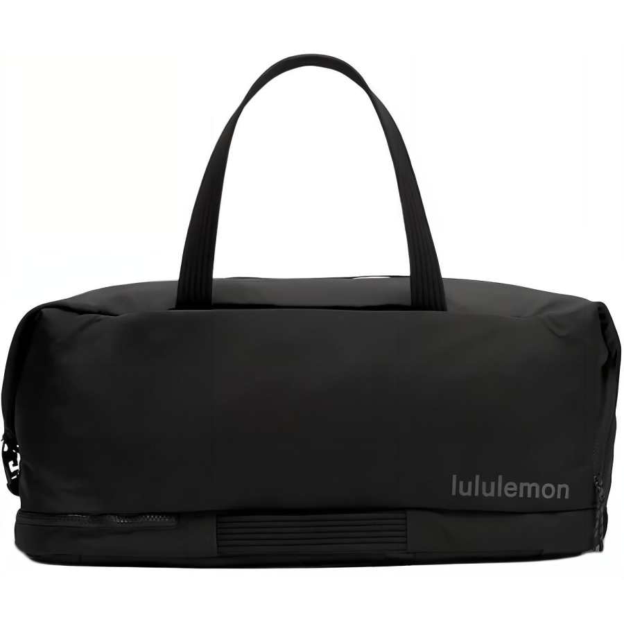 Lululemon 35L Zip Closure Nylon Travel Bag Unisex Black