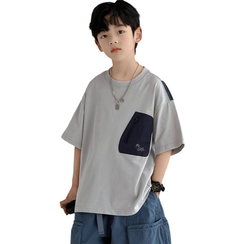 YALU Grade School T Shirts Crew Neck Moderate