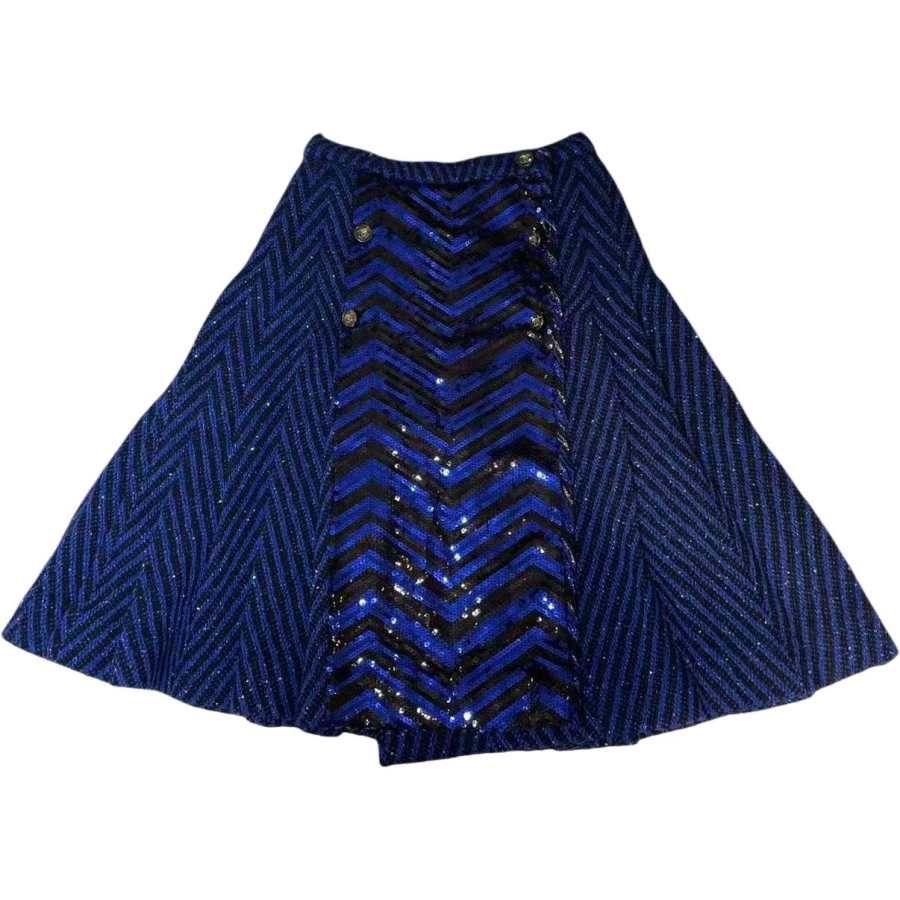 CHANEL 21K Casual Short Skirts Women's