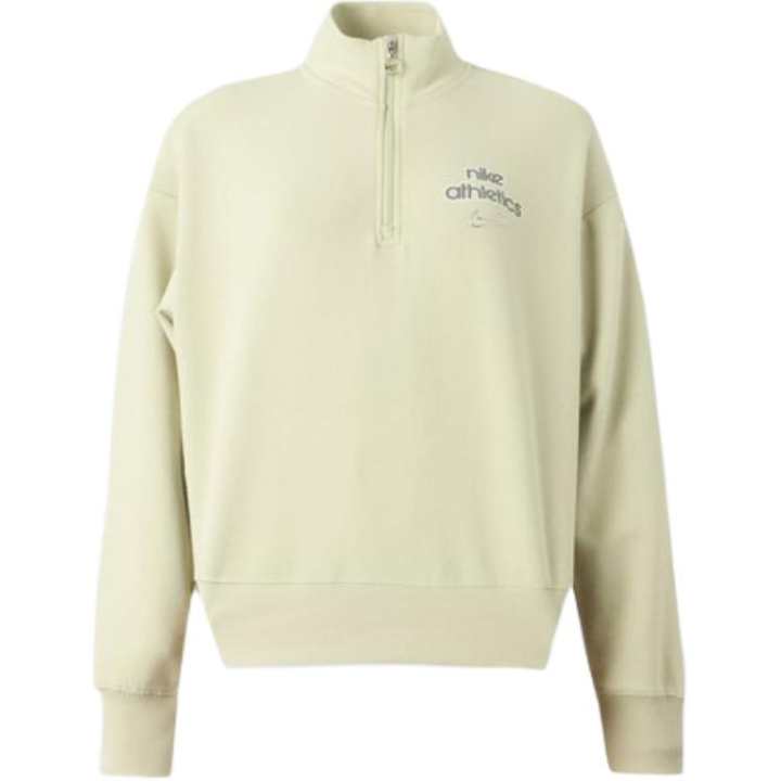 Nike Nike Sweatshirts Women's Olive Green Stand Collar Moderate