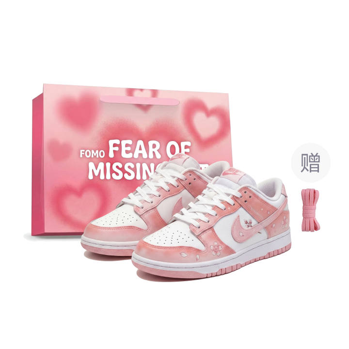 Nike Nike Dunk Cherry Blossom Pink Mist, Shopping Bag, Youth, Girlish, Girlfriend
