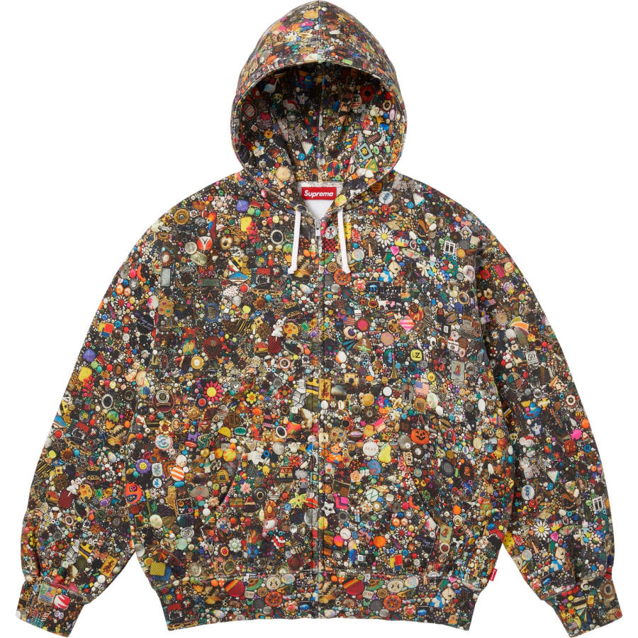 Supreme Supreme x Mike Kelley SS26 WEEK8 Zip Up Hooded Sweatshirt Unisex