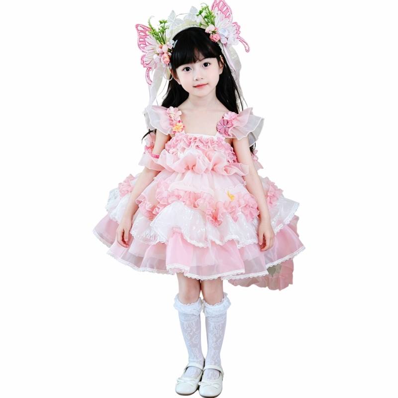 YALU Dress Children Aged 3 7 Years Old