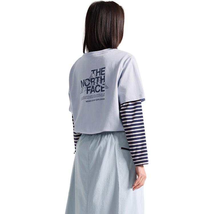 THE NORTH FACE T Shirts Unisex 0TI/Misty Purple Crew Neck Moderate