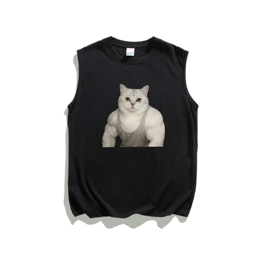 Lnga Landgre Tank Tops Men's Crew Neck Thin Sleeveless