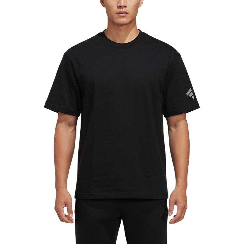 Adidas Adidas FOS T Shirts Men's Black Crew Neck Moderate