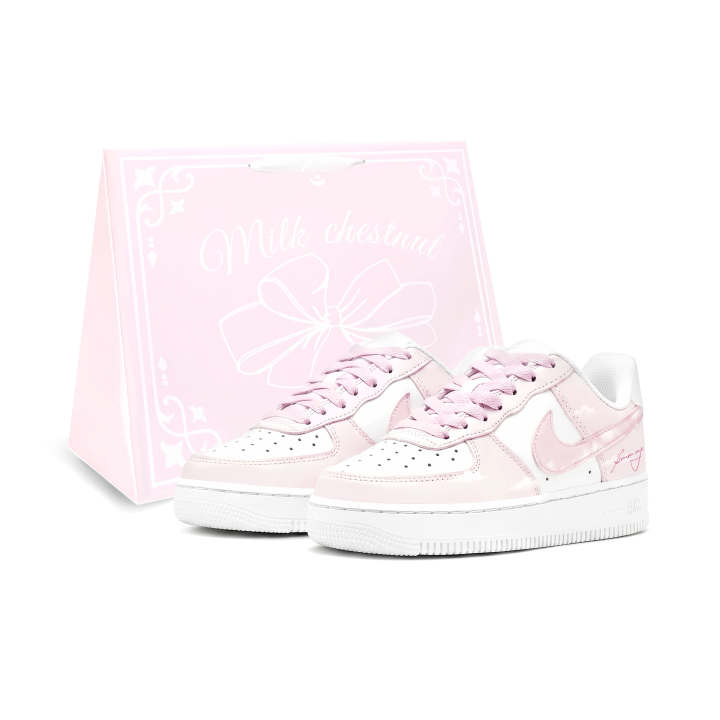 Nike Nike Air Force 1 Cloud Sweet Dream Low top Skateboard Shoes Women's Pink
