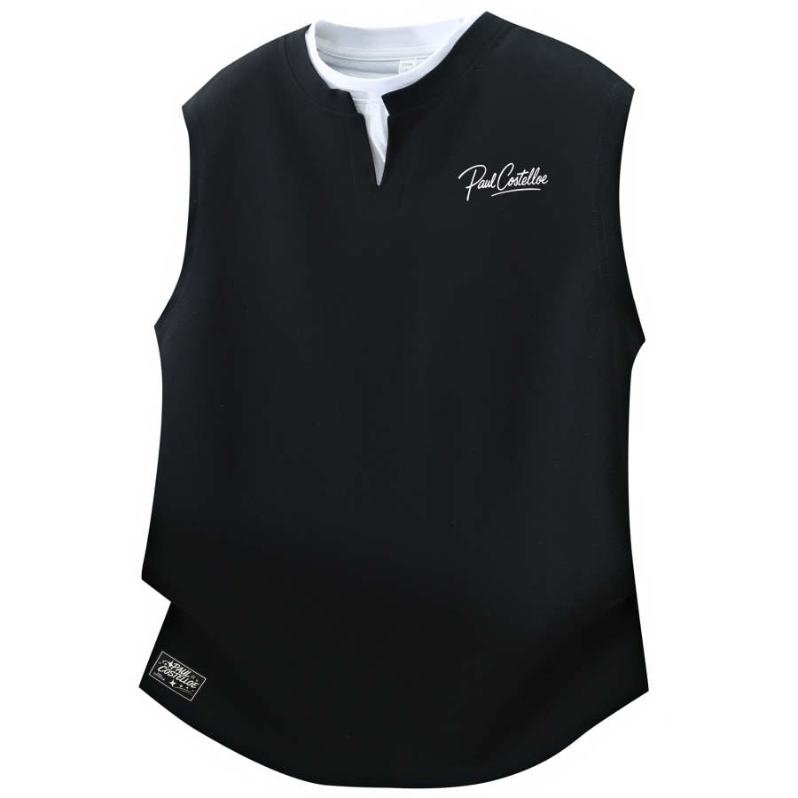 PAUL COSTELLOE Tank Tops Unisex V Neck Moderate Racerback