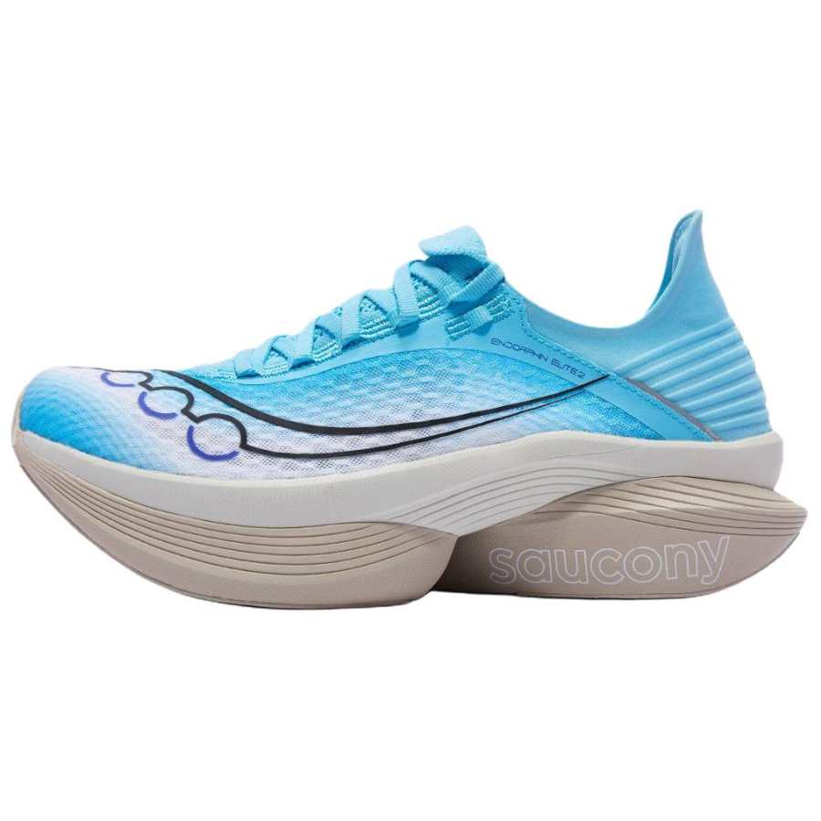 Saucony ENDORPHIN ELITE 2 Rebound Casual Running Shoes Unisex Light Blue White