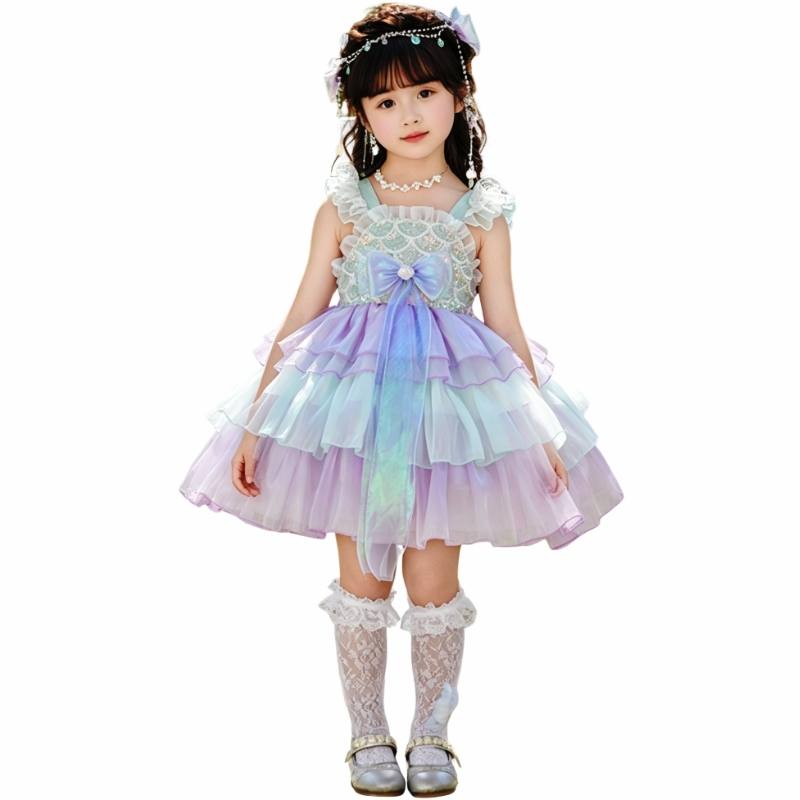 YALU Dress Children Aged 3 7 Years Old