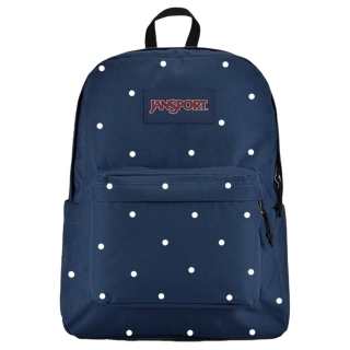 JanSport Polyester Bite Backpack Regular Unisex Navy Blue