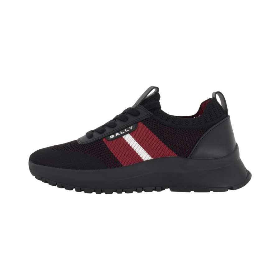 BALLY Outline Cow Leather Low top Casual Shoes Men's Black