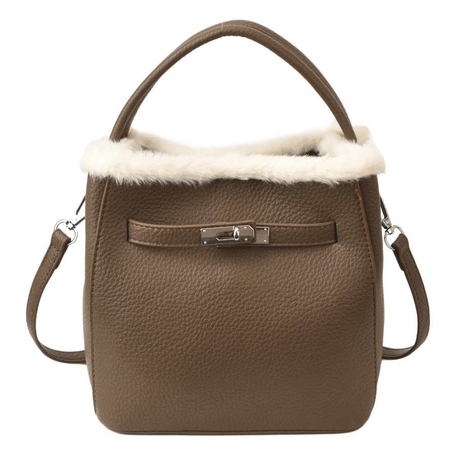 YALU Pu Handbag Regular Women's Multicolor