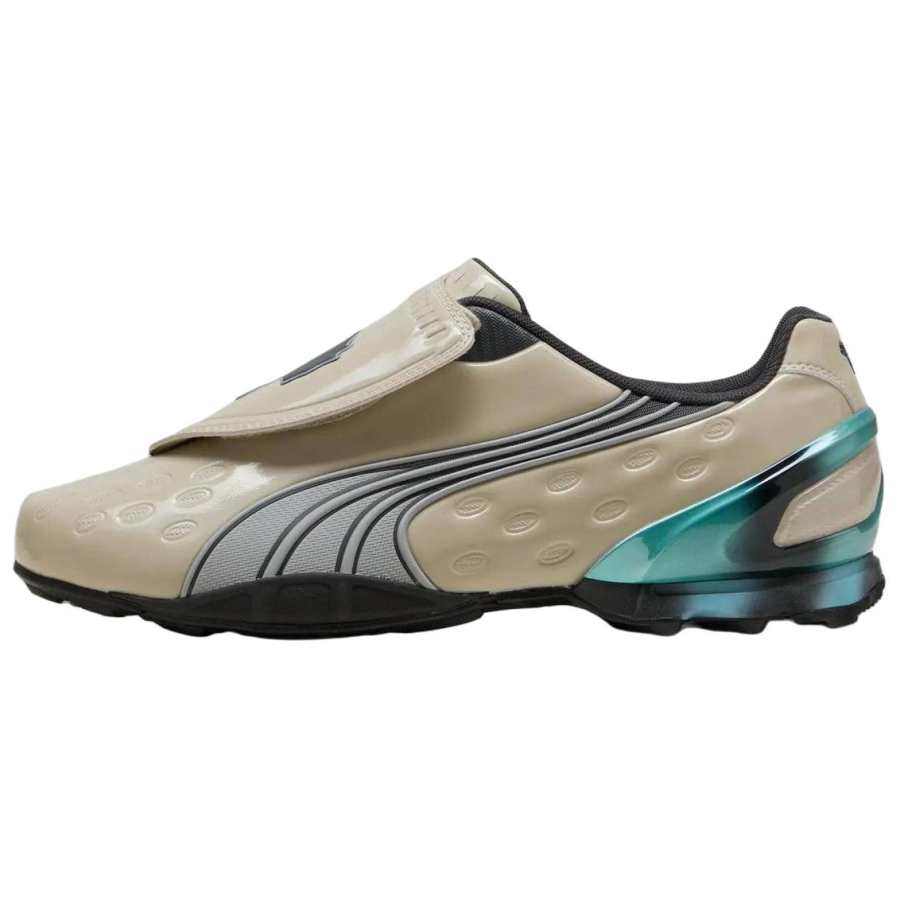 PUMA VS 1 Support Training Shoes Unisex Oats Beige Gray