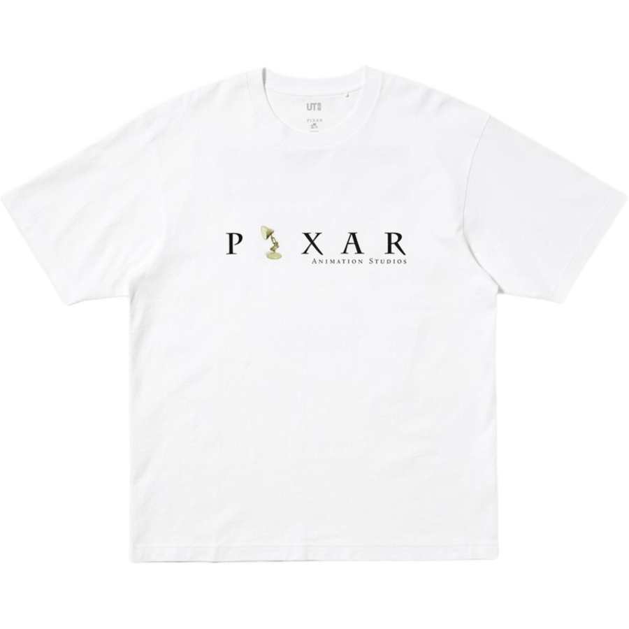 UNIQLO Pixar Collaboration T Shirts Unisex White Crew Neck