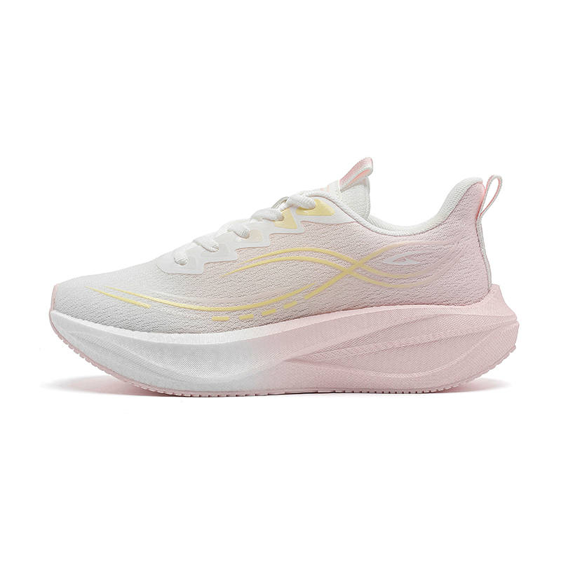 DEERWAY Cushioning Height Increasing Rebound Low top Casual Running Shoes Women's Pink