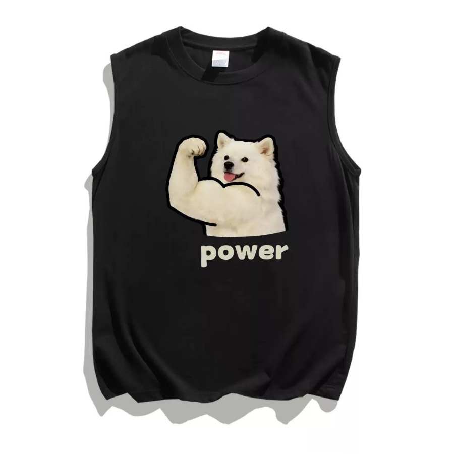 Lnga Landgre Tank Tops Unisex Crew Neck Thin Sleeveless