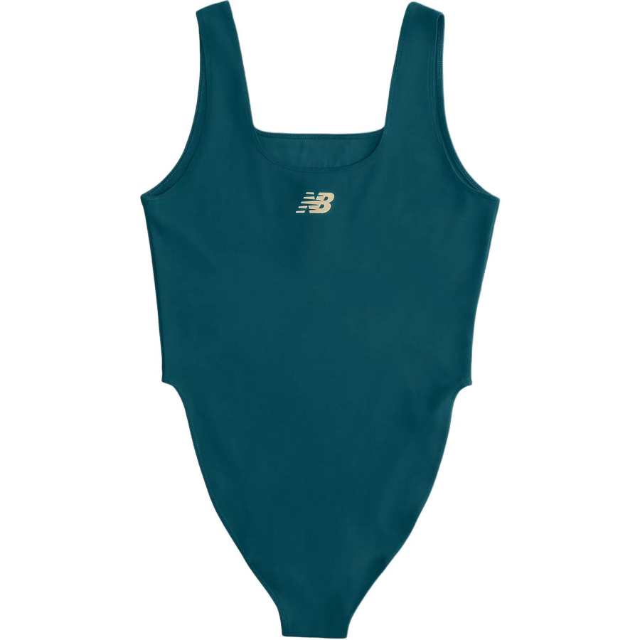New Balance New Balance Bodysuits Women's Medusa Green Square Collar Moderate
