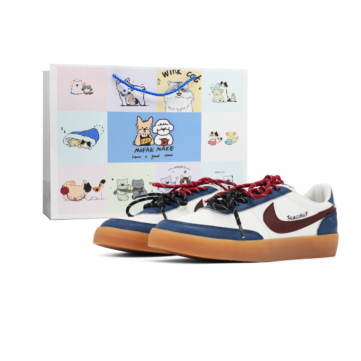 Nike Nike Killshot 2 Leather, Suede Slip Resistant Abrasion Resistant Low top Skateboard Shoes Unisex Blue