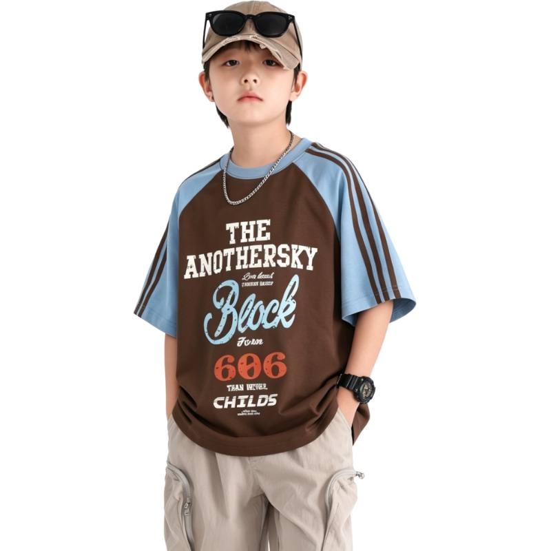 YALU Grade School T Shirts Crew Neck Moderate
