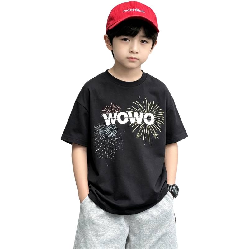 YALU Kids T Shirts Crew Neck Thin