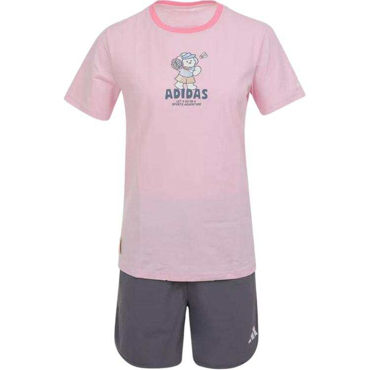 Adidas Adidas Kids Casual Sportswear Crew Neck Moderate