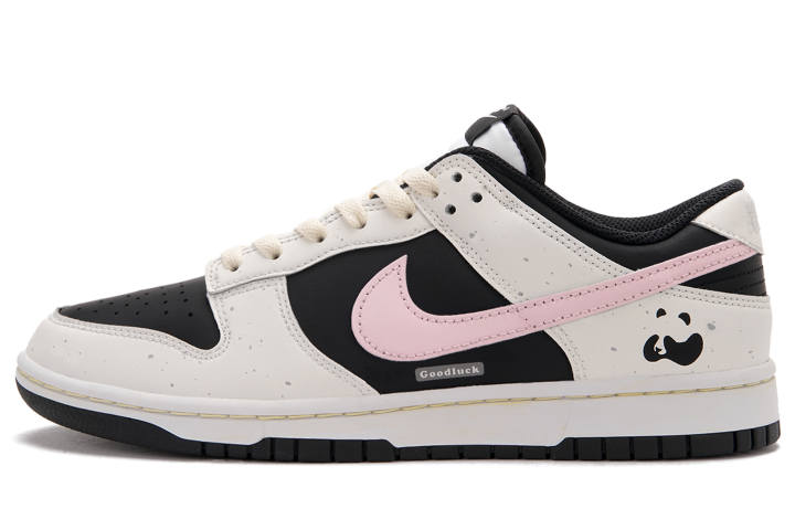 Nike Nike Dunk Panda Cat B Low top Skateboard Shoes Unisex Black White Pink