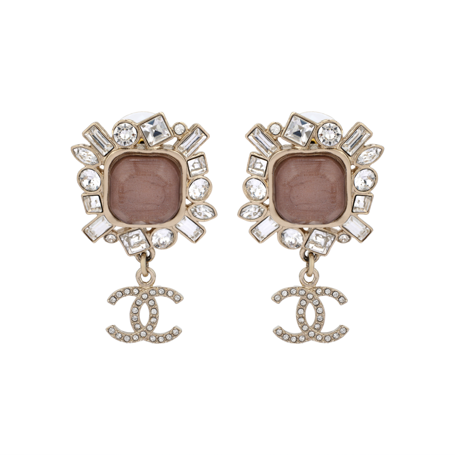 CHANEL CHANEL Stud Earrings Women's Gold