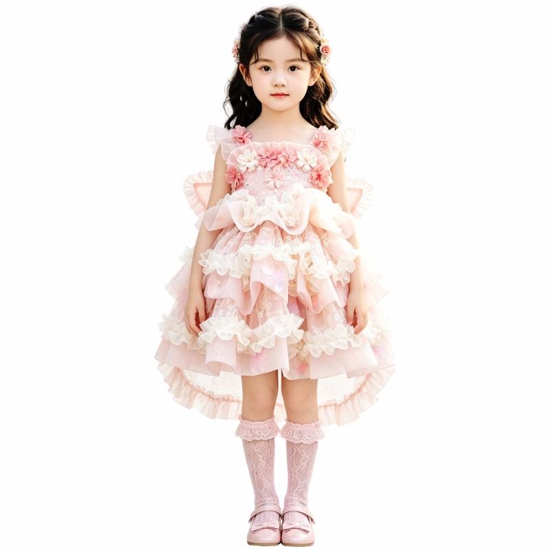 YALU Dress Children Aged 3 7 Years Old