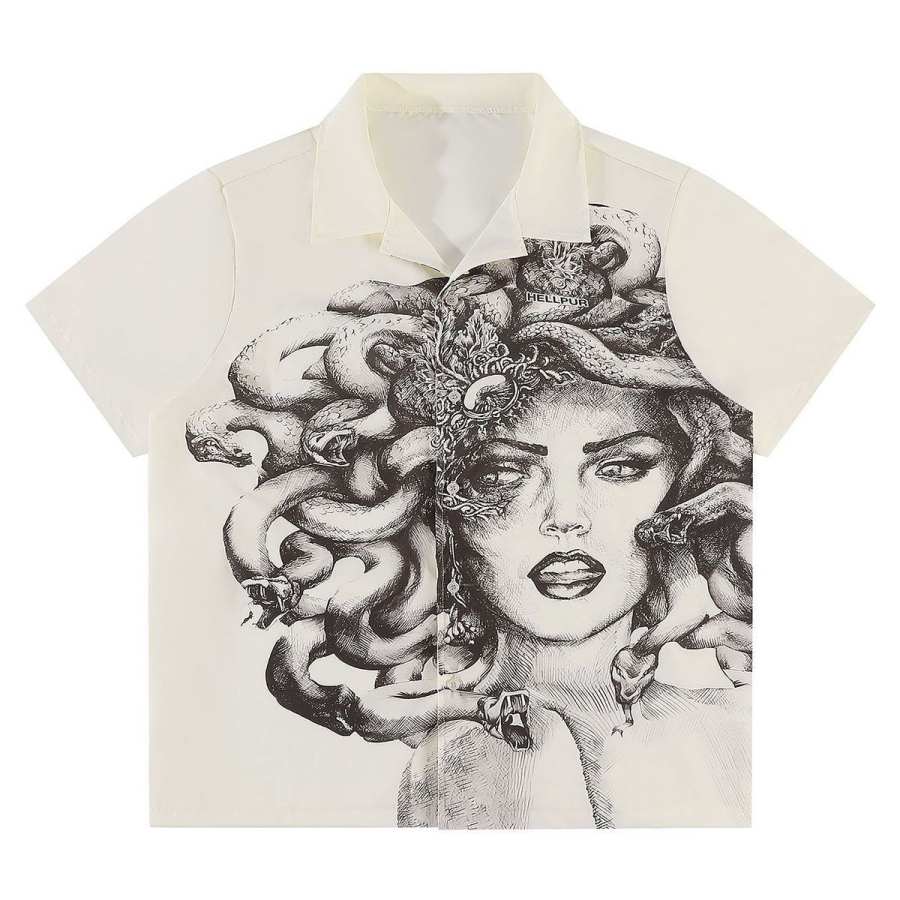 Lnga Landgre Shirts Unisex Lapel Thin Other