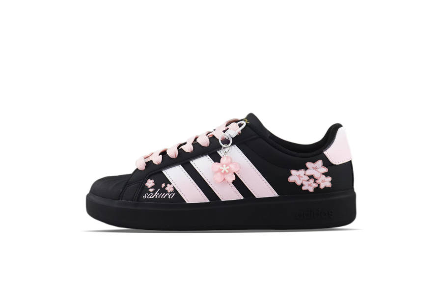 Adidas Adidas Street Talk Low top Skateboard Shoes Women's Black Pink