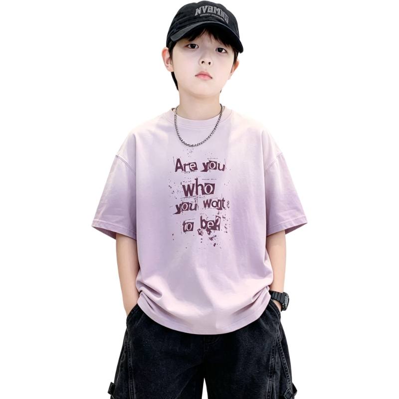 YALU Grade School T Shirts Crew Neck Moderate