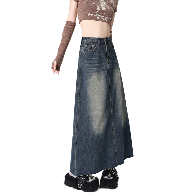 Sugarfunk Sugarfunk Denim Long Skirt Women's