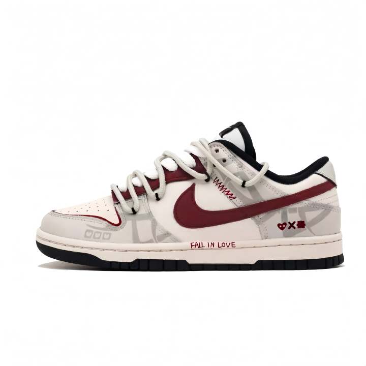 Nike Nike Dunk Love IT Leather Low top Skateboard Shoes Unisex Brown