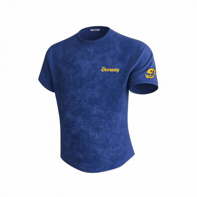 DEERWAY T Shirts Unisex Crew Neck Moderate Heavyweight