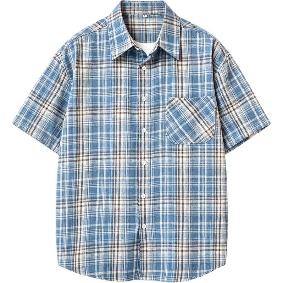 Lnga Landgre Shirts Men's Lapel Thin Other