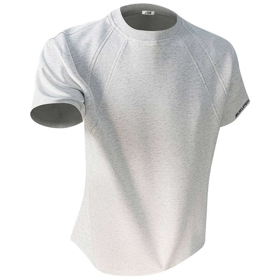 MUSCLETECH T Shirts Unisex Crew Neck Moderate Heavyweight