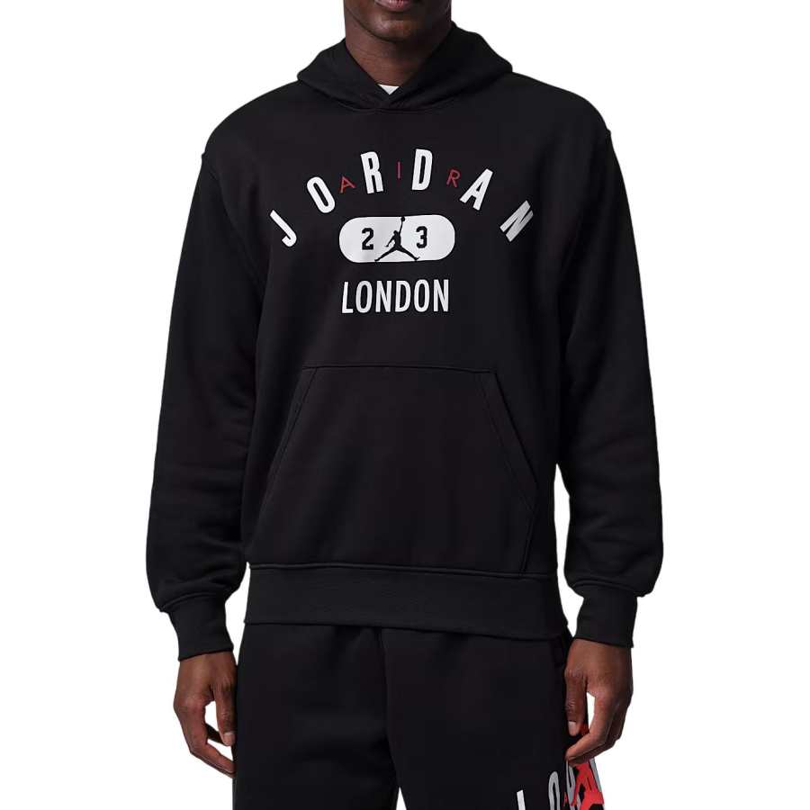 Jordan Jordan Sweatshirts Men's Black Hooded Non Detachable Moderate