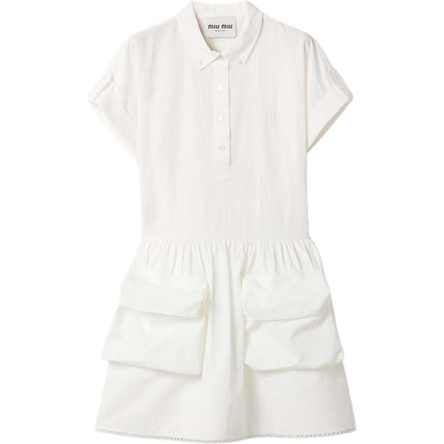 MIU MIU Short Sleeved Dress Women's