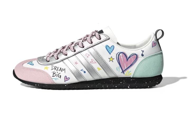 Adidas Adidas VS JOG 2.0 Lightweight Breathable Low top German Army Trainers Women's White
