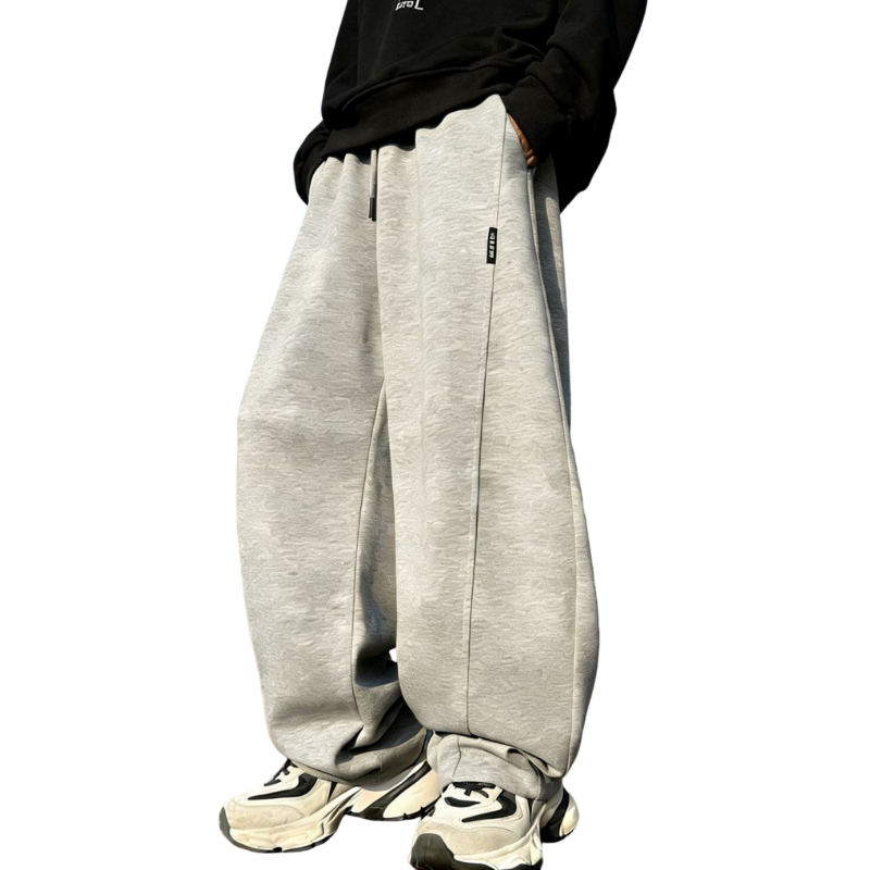 YALU Grade School Knitted Sweatpants Thin Stretch
