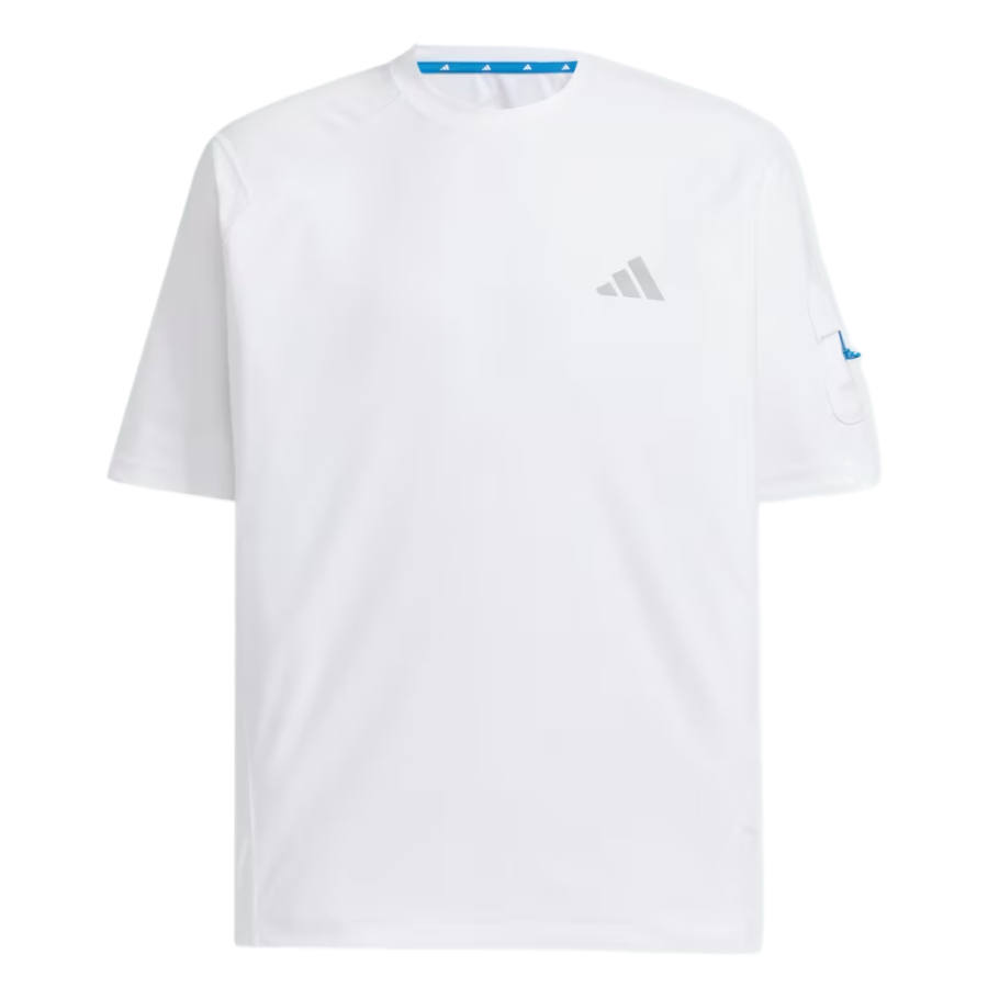 Adidas Adidas T Shirts Men's White Crew Neck Moderate
