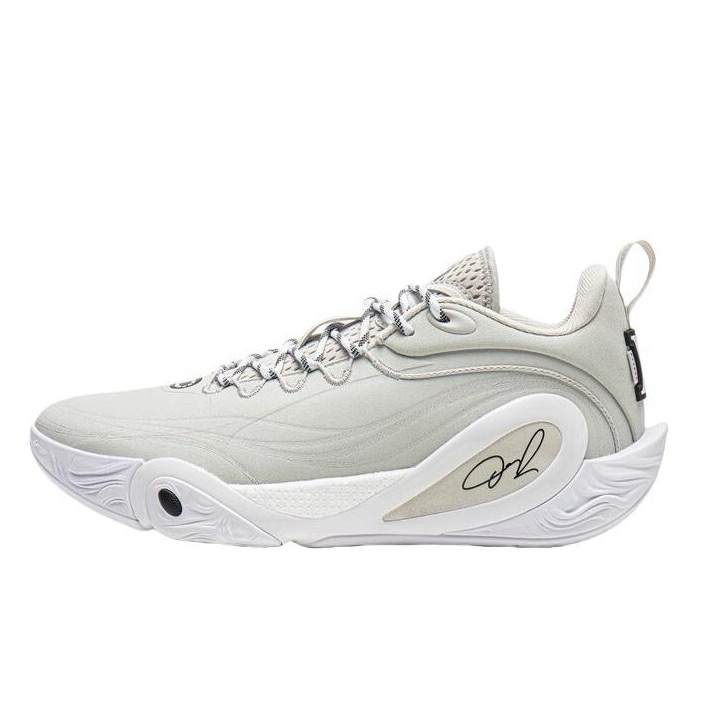Li-Ning Li Ning Cushioning Abrasion Resistant Low top Basketball Shoes Unisex Gray