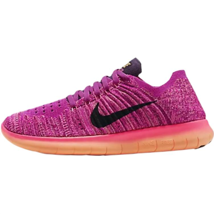 Nike Nike Free RN Flyknit Low top Running Shoes Pink Unisex
