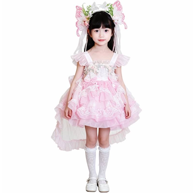 YALU Dress Children Aged 3 7 Years Old