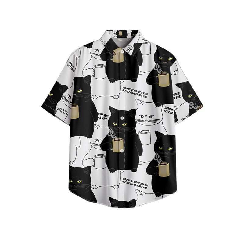 Lnga Landgre Shirts Unisex Lapel Thin Other