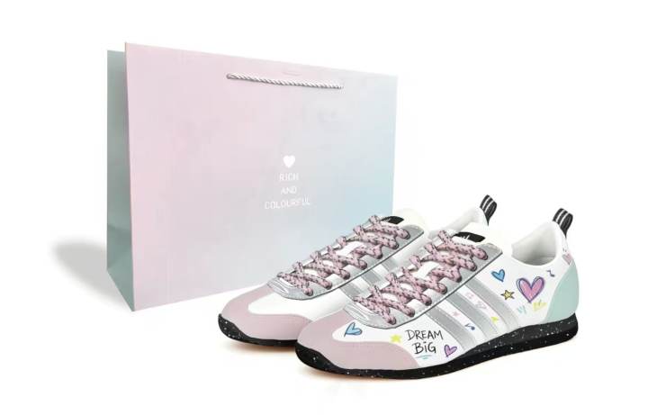 Adidas Adidas VS JOG 2.0 Lightweight Breathable Low top German Army Trainers Women's White