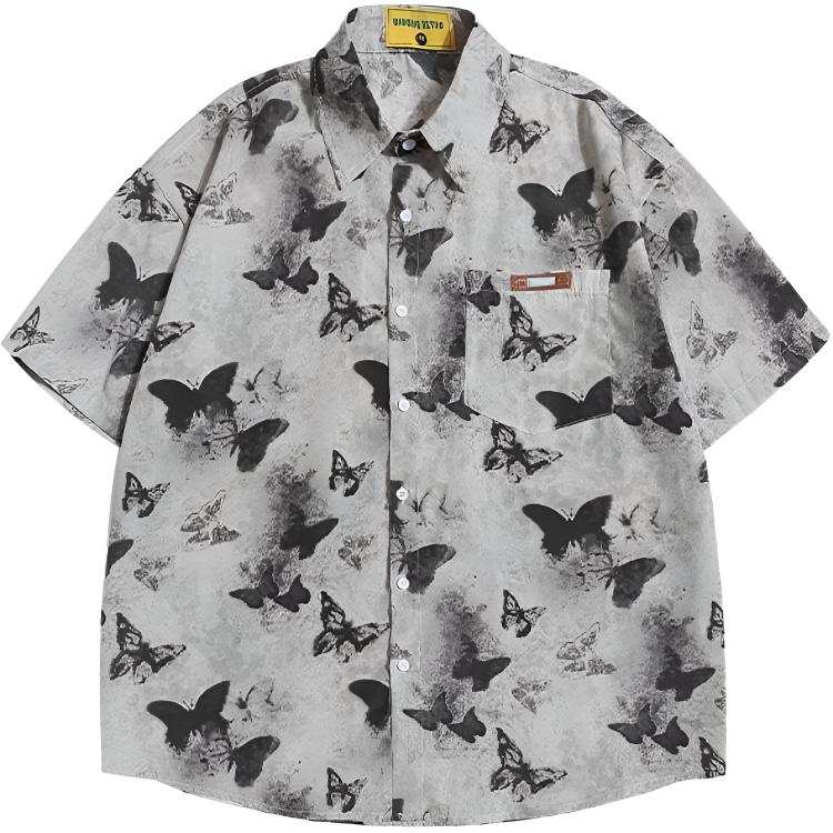 Lnga Landgre Shirts Unisex Lapel Thin Other