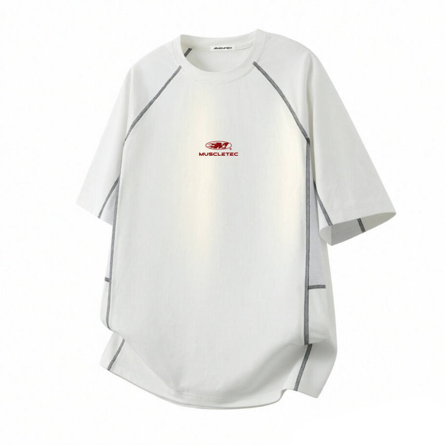 MUSCLETECH T Shirts Unisex Crew Neck Thin Straight Fit